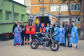 Gest nobil pentru pacienții și personalul U.P.U-SMURD venit din partea unei asociații a motocicliștilor