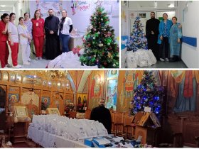 Moș Nicolae a trimis daruri pentru copiii internați în Secțiile Pediatrie și Chirurgie Pediatrică