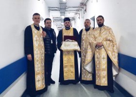 Racla cu Moaște ale Sfântului Mucenic Pantelimon a ajuns la Capela SJU Buzău