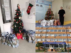 Daruri și zâmbete pentru copiii internați în Spitalul Județean de Urgență Buzău