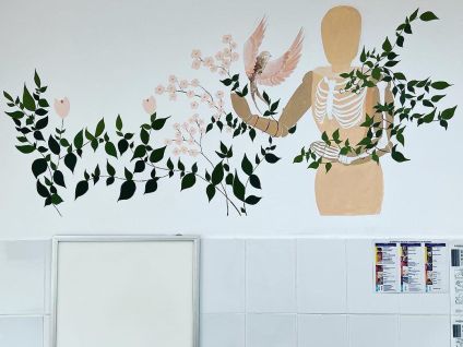 Pictură murală la Cabinetul de Ortopedie și Traumatologie