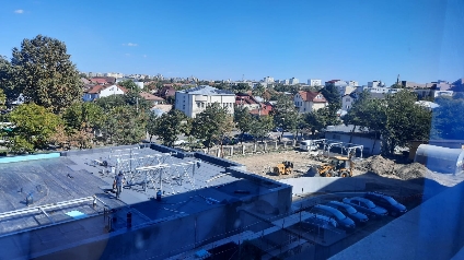 Vizită de lucru pe șantierul noului corp de clădire al Unității de Primiri Urgențe
