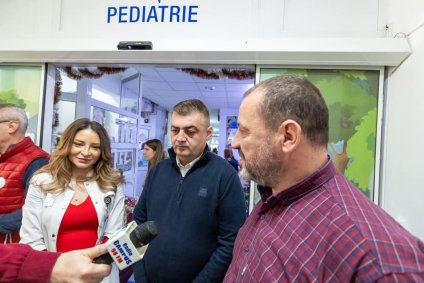 Momente de bucurie pentru copiii internați în secțiile SJU Buzău