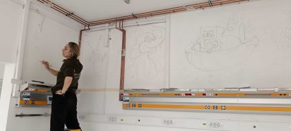 Ateliere de pictură se mută la UPU-Pediatrie