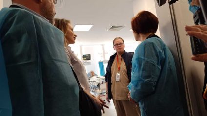 Vizită oficială la SJU Buzău, Prof. Univ. Dr. Cătălina Poiană, Președintele Colegiului Medicilor din România