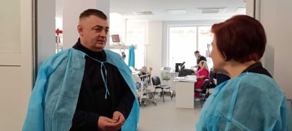 Vizită oficială la SJU Buzău, Prof. Univ. Dr. Cătălina Poiană, Președintele Colegiului Medicilor din România