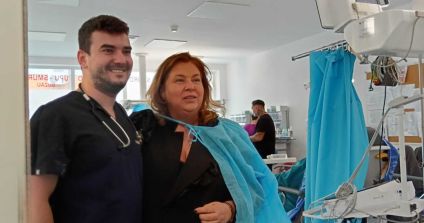 Vizită oficială la SJU Buzău, Prof. Univ. Dr. Cătălina Poiană, Președintele Colegiului Medicilor din România