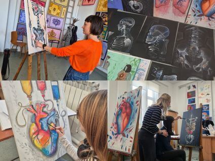 „Forma Vieții” – Expoziție de artă cu tematică medicală, la Spitalul Județean de Urgență Buzău